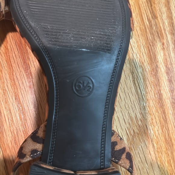 A New Day cheetah print sandals size 6.5 - Picture 5 of 7